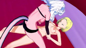 Dragon Ball - Futa Android 18 X Android 21 (Good) 3D Hentai