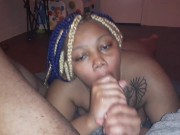 Young Ebony BBW Teen Eats the dick 14/16