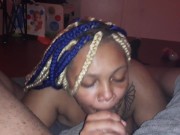 Young Ebony BBW Teen Eats the dick 15/16