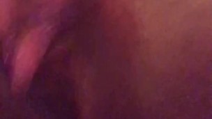 Playing with my freshly shaved pussy