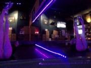 Quality time in a gentlemen's club, horny stripper bets lap dance and plays 11/16