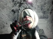 NieR Automata: intensive blowjob