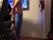 Dream come true for this sissy tied to bed post by a beautiful women 2/16