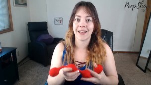 Doc Johnson Kinky Red Weighted Anal beads