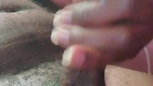 Jacking off and cumming at work
