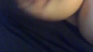 Bbw Showing off and playing with big boobs