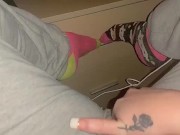 rubbing my pussy quietly