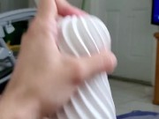 Masterbating with my Tenga Flex