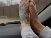 Quarantine free friday! Feet on the dash #2