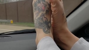 Quarantine free friday! Feet on the dash #2