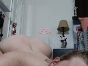 Fuck Her Throat! Blonde w/Red Lips Gags & Thanks Daddy
