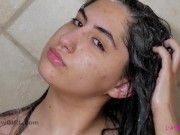 Beatiful girl with amazing body in 4K foamy Shower 8/16