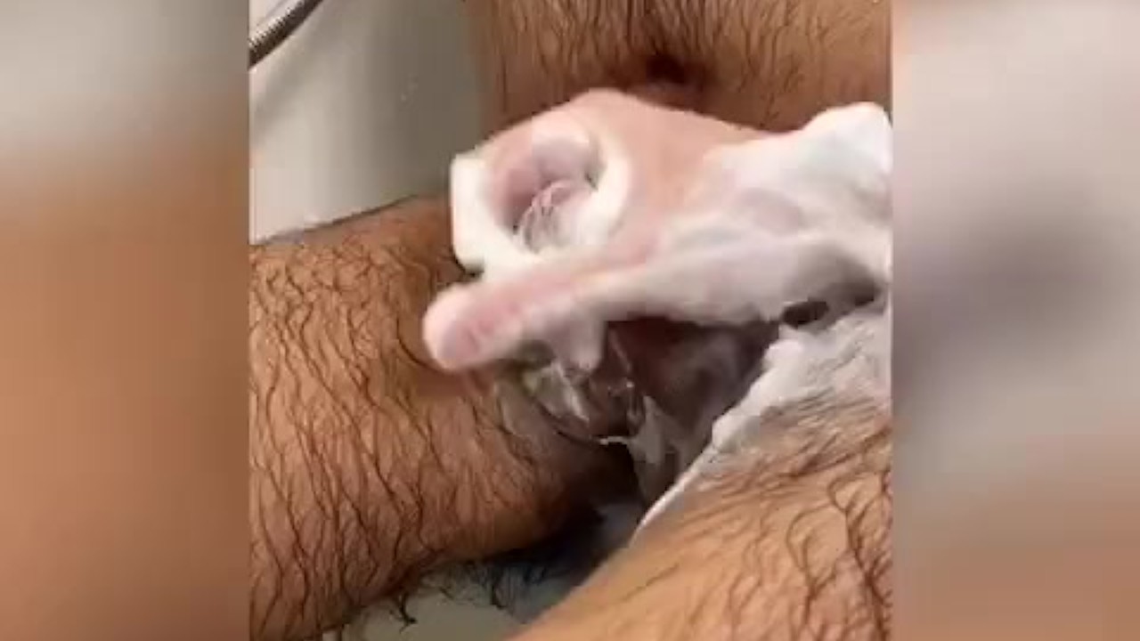 Disabled Guy Gets Cock Stroked In The Shower Until He Cums - More Videos On OnlyFans - Free Sex Video - RedTube