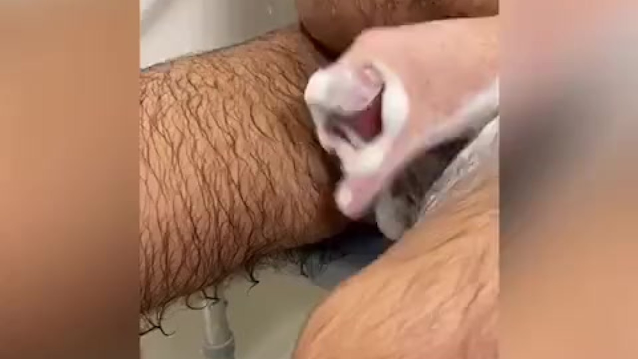Disabled Guy Gets Cock Stroked In The Shower Until He Cums - More Videos On OnlyFans - Free Sex Video - RedTube