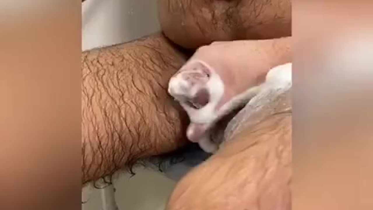 Disabled Guy Gets Cock Stroked In The Shower Until He Cums - More Videos On OnlyFans - Free Sex Video - RedTube