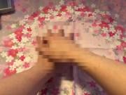 Practicing self love by holding my own hands (CENSORED) 10/16