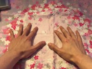 Practicing self love by holding my own hands (CENSORED) 4/16