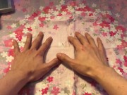 Practicing self love by holding my own hands (CENSORED) 6/16