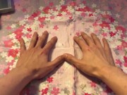 Practicing self love by holding my own hands (CENSORED) 7/16