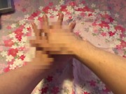 Practicing self love by holding my own hands (CENSORED) 9/16