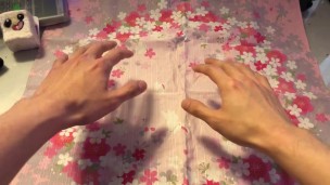 Practicing self love by holding my own hands (CENSORED)