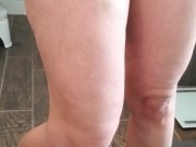 Teen pees her panties for daddy