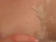 Milf jerks big dick with huge cumshot multiple angles 16/16