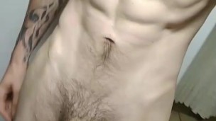Skinny White Boy, Big White Cock
