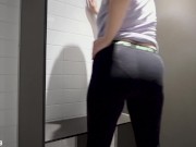 Stripping & Playing in a Public Toilet! TRAILER