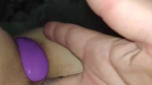 Masturbate wet pussi with plug in ass. Double penetration with teen orgasm.