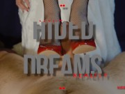 GIRLFRIEND PERFORM QUICKLY AMATEUR HANDJOB AND SHOES FOOTJOB 1/16