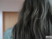 PERVYRUSSIA - HOT MILF SUCKS & FUCKS A PERFECT STRANGER IN THE LIFT AND THEN AT HOME 1/16