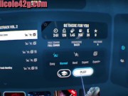 Nicole42g Plays Beat Saber S1 Ep3:  "Be there for you" Playing Topless! Difficulty Normal