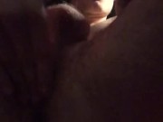 Straight male SOLO guy jerking off in bed w/ ass play