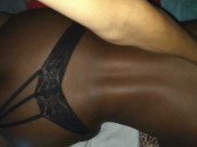 Pretinha mel final de noite liberando pro novinho 3/16