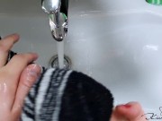 Diligently Washing Husband's Hands and He Washes My Hands #SCRUBHUB 6/16