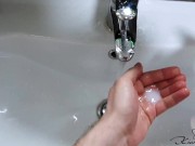 Diligently Washing Husband's Hands and He Washes My Hands #SCRUBHUB 9/16