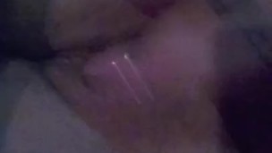 Blonde babe plays with clit and Moans until she cums