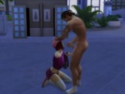 Thai Girl Deepthroat and a Facial Cumshot in Public 15/16