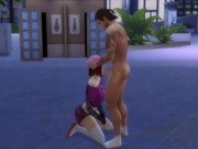 Thai Girl Deepthroat and a Facial Cumshot in Public 7/16