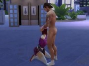 Thai Girl Deepthroat and a Facial Cumshot in Public 9/16