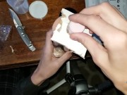 Molding my fat cock, an making it into a dildo! Clone-a-willy full process! 13/16