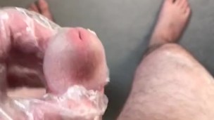 Big hard hairy cock masturbating during Coronavirus