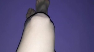 Skinny legs, sexy feet