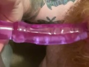 Dildo suck masterbate 