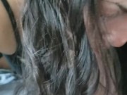 Wifey sucks on my shaft 3/16