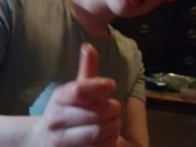 POV stroking, sucking and showing off my boyfriend's big dick @tomshaw120  10/16