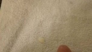 Slow-mo cumshot solo