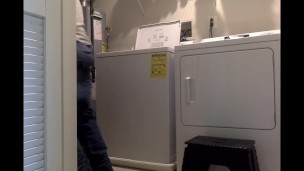 Worker Sagging Jeans and Dick Slip