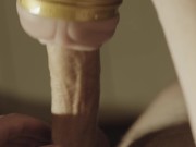 Big white dick fucking fleshlight POV [4K High Quality] 15/16